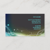 STARS白熱［赤熱］光を放つパーティープランナーアーティストデザイナーカード 名刺 (裏面)