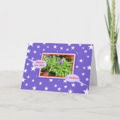 Stars 2投票のパーソナライ空白のズあいさつカード カード (正面)