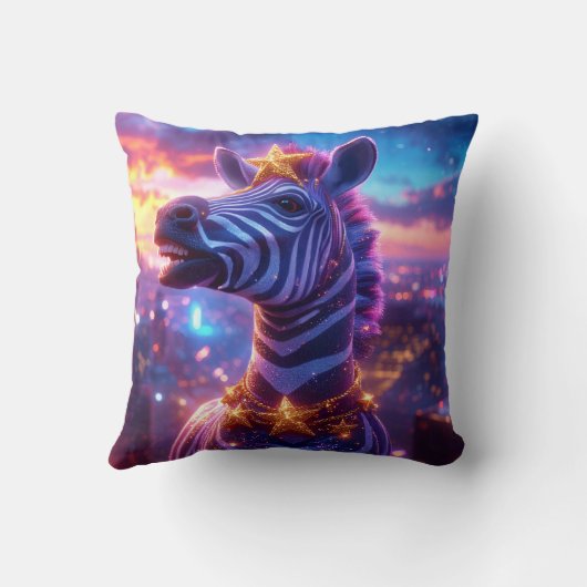 Stars Aad Stripes with ZEBRA ZANZIBAR クッション (裏面)