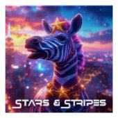 Stars Aad Stripes with ZEBRA ZANZIBAR ポスター (正面)