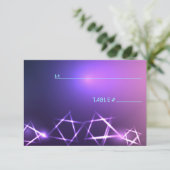 STARS and LIGHTSバルミツワー護衛シーティングカード 招待状 (スタンド正面)