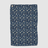 Stars and Moon Pattern ゴルフタオル (正面)