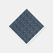 Stars and Moon Pattern スタンダードカクテルナプキン (角)