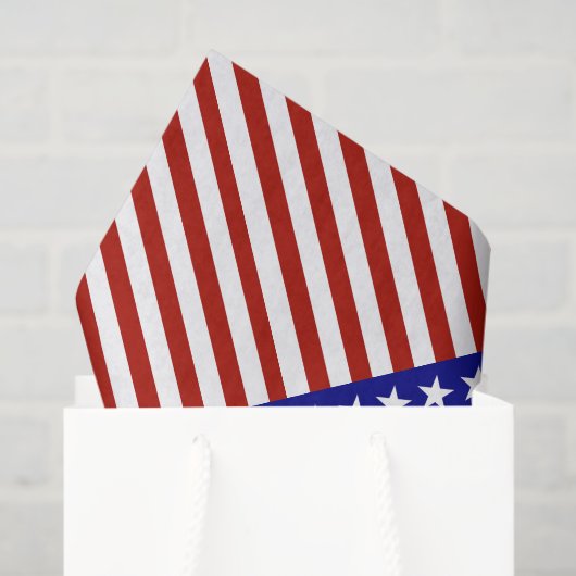 Stars and Stripes Background 薄葉紙 (ギフトバッグ)