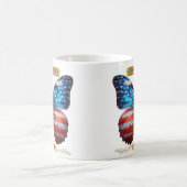 "Stars and Stripes Forever!" Magic Reveal Mug コーヒーマグカップ (中央)