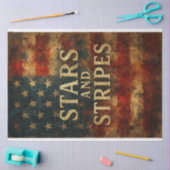 Stars and Stripes in Dismission Decompage紙 薄葉紙 (クラフト)