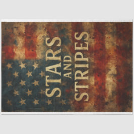 Stars and Stripes in Dismission Decompage紙 薄葉紙