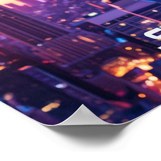 Stars And Stripes Zebra Zanzibar ポスター (角)