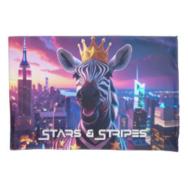 Stars And Stripes Zebra Zanzibar 枕カバー