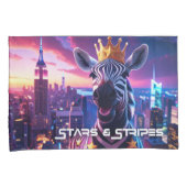 Stars And Stripes Zebra Zanzibar 枕カバー (正面右)