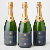 stars and sun スパークリングワインラベル (ボトル)