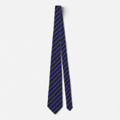 Stars and Thin Blue Line Stripes Neck Tie ネクタイ (正面)