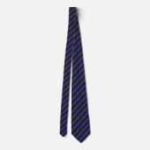 Stars and Thin Blue Line Stripes Neck Tie ネクタイ (裏面)