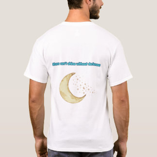 Stars Can’t Shine Without Darkness – シンプルなデザイン Tシャツ