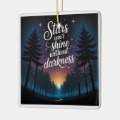 Stars Can't Shine Without Darkness セラミックオーナメント (左)