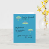 Star's card to Edgar - 考え's of You - Ambrother カード (黄色い花)