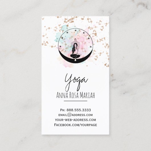 *~* Stars Celestial AP33 Rainbow Spiritual Chakra 名刺 (裏面)