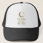 Stars Don’t Rush - Dreamy Aesthetic Trucker Hat キャップ (正面)