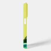 STARS elegant face VanGogh text editable yellow Case-Mate iPhoneケース (裏面 / 右)