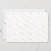 Stars & Gray Clouds写真ベビー発表 招待状 (裏面)