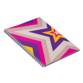 Stars in colourful formation Spiral Photo Notebook ノートブック (右側)