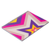 Stars in colourful formation Spiral Photo Notebook ノートブック (左側)