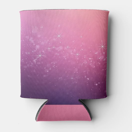 Stars In Pink Space 缶クーラー (正面)