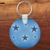 Stars in the Night Sky Keychain, Blue キーホルダー (正面)
