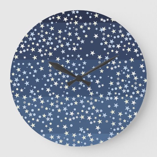 Stars in the Sky ラージ壁時計 (正面)