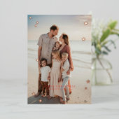 Stars in the Sky Foil Christmas Card 箔シーズンカード (立ち正面)