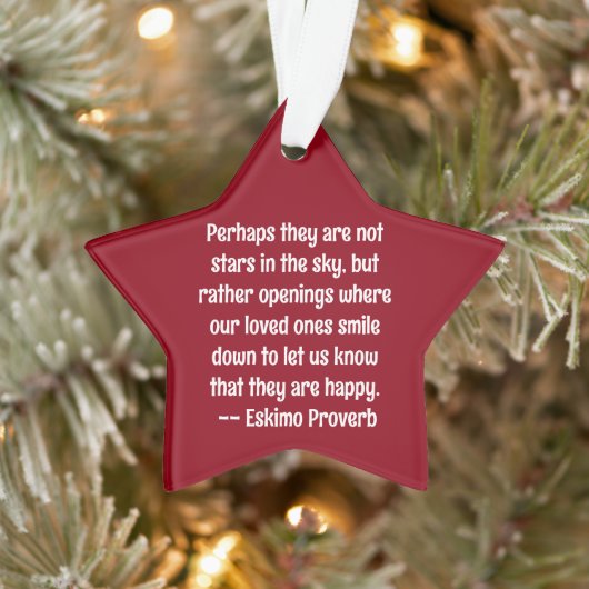 Stars In The Sky Name And Date Remembrance オーナメント (ツリー)