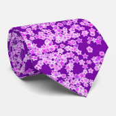 Stars, lavender against dark purple ネクタイ (ロール)