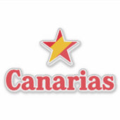 Stars of Spain – Canarias シール (正面)