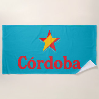 Stars of Spain – Cordoba ビーチタオル