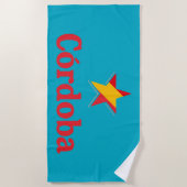 Stars of Spain – Cordoba ビーチタオル (正面)