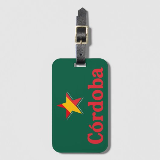 Stars of Spain – Cordoba ラゲッジタグ (正面縦)