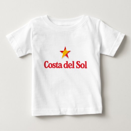 Stars of Spain – Costa del Sol ベビーTシャツ (正面)