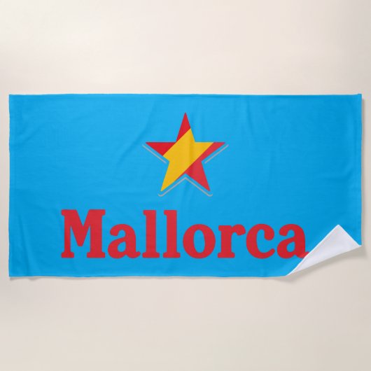 Stars of Spain – Mallorca ビーチタオル (正面)