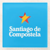 Stars of Spain – Santiago de Compostela ガラスコースター (正面)