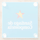 Stars of Spain – Santiago de Compostela ガラスコースター (裏面)