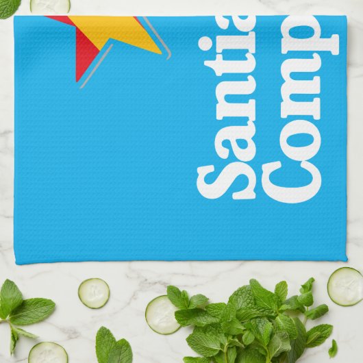 Stars of Spain – Santiago de Compostela キッチンタオル (折り畳み)