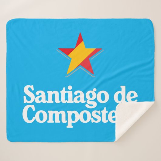 Stars of Spain – Santiago de Compostela シェルパブランケット (正面(横))