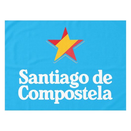 Stars of Spain – Santiago de Compostela テーブルクロス (正面(横))