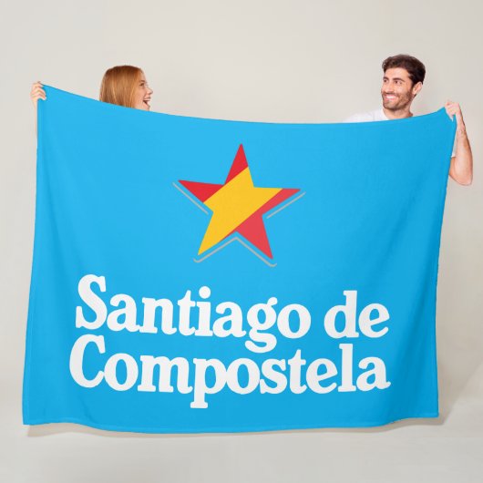 Stars of Spain – Santiago de Compostela フリースブランケット (インサイチュ)