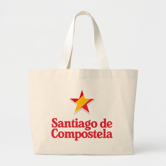 Stars of Spain – Santiago de Compostela ラージトートバッグ (正面)