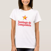 Stars of Spain – Santiago de Compostela Tシャツ (正面)