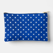 Stars On Digital Fabric Texture by Shirley Taylor アクセサリーポーチ (裏面)
