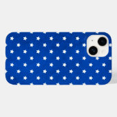 Stars on Digital Fabric Texture by Shirley Taylor Case-Mate iPhoneケース (裏面 (横))
