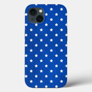 Stars on Digital Fabric Texture by Shirley Taylor iPhone 13ケース