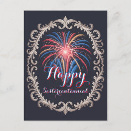 Stars Over the City • 1776–2026 Reception Invite ポストカード